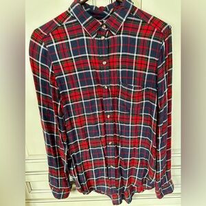 American Eagle Outfitters Ahh-mazingly Soft Boyfriend Fit Flannel Shirt, size M